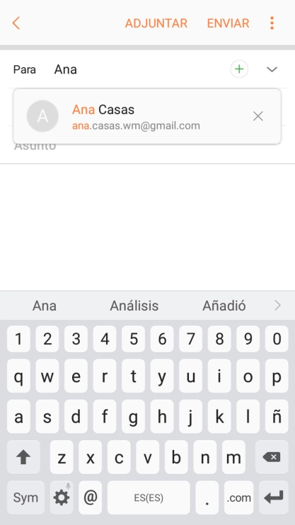 Pulsa el contacto deseado. Pulsa el contacto deseado.