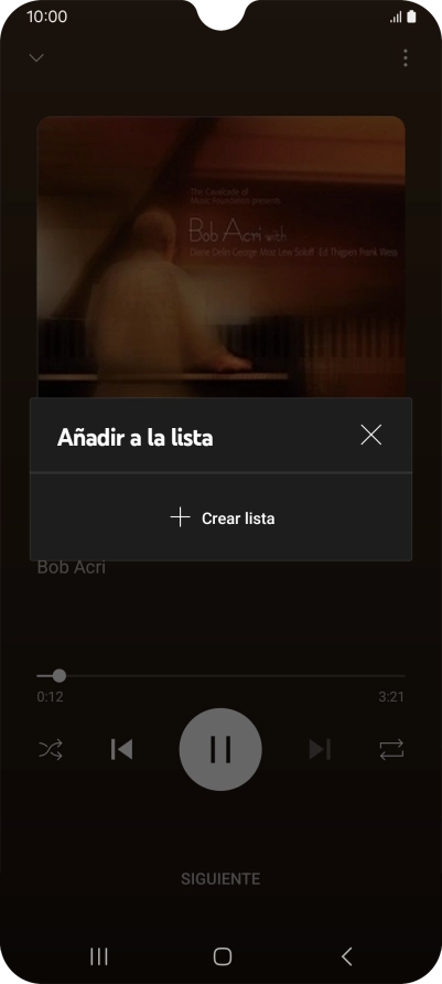 Pulsa Crear lista. Pulsa Crear lista.