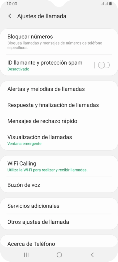 Pulsa Buzón de voz. Pulsa Buzón de voz.