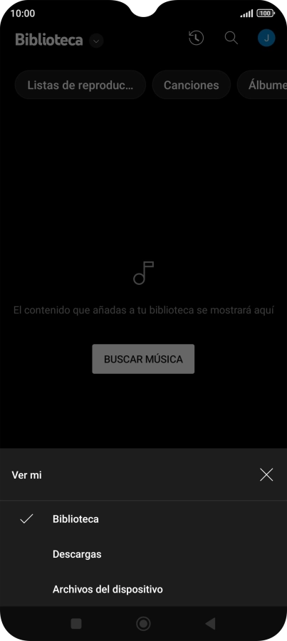Pulsa una categoría y desplázate al archivo de música deseado. Pulsa una categoría y desplázate al archivo de música deseado.