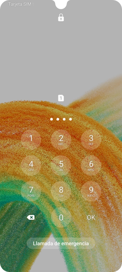 Si lo solicita el teléfono, introduce el código PIN y pulsa OK.