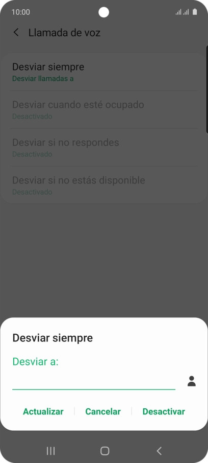Pulsa Desactivar. Pulsa Desactivar.