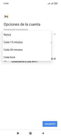 Pulsa el ajuste deseado. Pulsa el ajuste deseado.