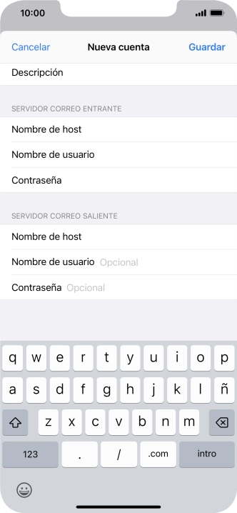 Pulsa Guardar. Ahora se ha configurado tu cuenta de correo electrónico. Si deseas seleccionar más ajustes del servidor de correo de entrada o de salida, continúa con los pasos siguientes. Pulsa Guardar. Ahora se ha configurado tu cuenta de correo electrónico. Si deseas seleccionar más ajustes del servidor de correo de entrada o de salida, continúa con los pasos siguientes.