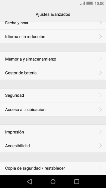 Pulsa Copia de seguridad / restablecer. Pulsa Copia de seguridad / restablecer.