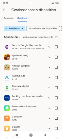 Pulsa la app deseada. Pulsa la app deseada.