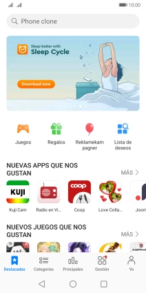Pulsa Gestión.