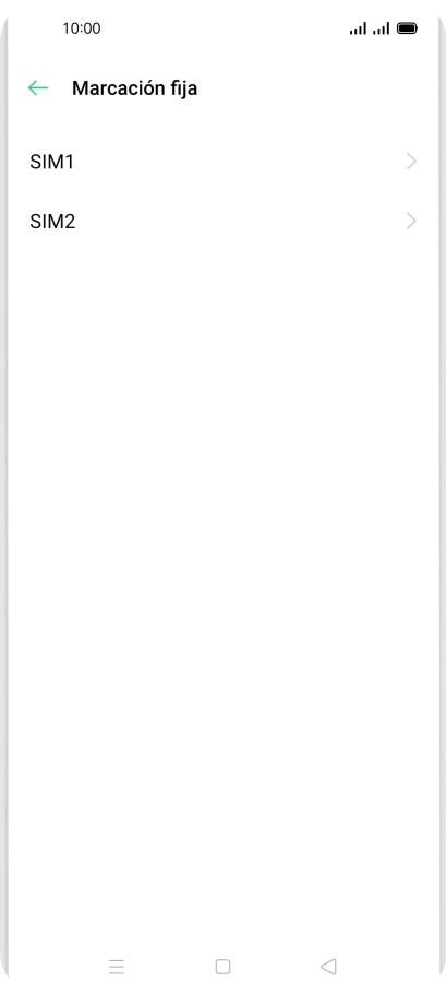 Pulsa la tarjeta SIM deseada. Pulsa la tarjeta SIM deseada.