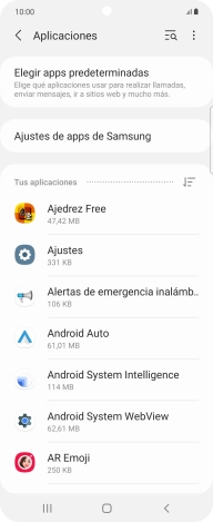 Pulsa la app deseada. Pulsa la app deseada.