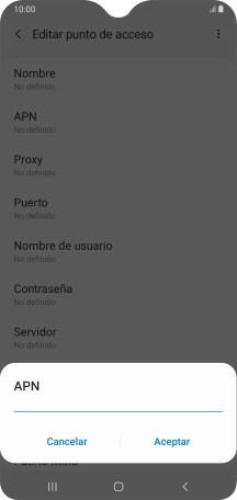 Introduce airtelwap.es y pulsa Aceptar. Introduce airtelwap.es y pulsa Aceptar.