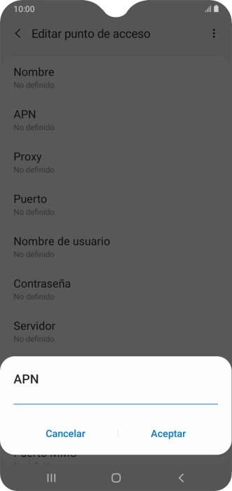 Introduce airtelwap.es y pulsa Aceptar. Introduce airtelwap.es y pulsa Aceptar.