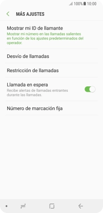 Pulsa Desvío de llamadas.