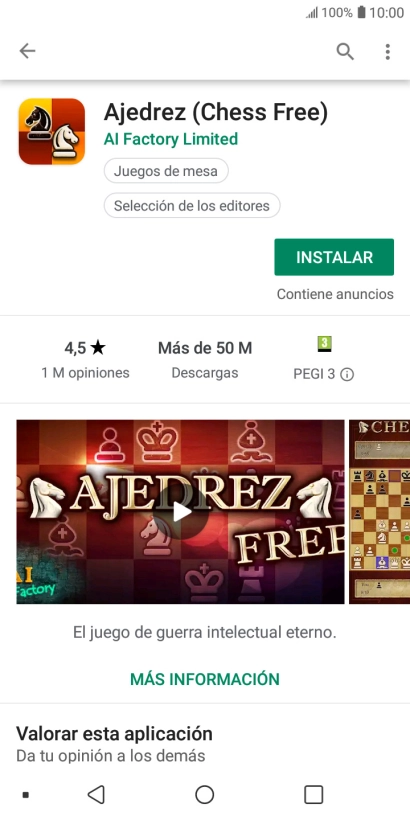Pulsa INSTALAR y sigue las indicaciones de la pantalla para instalar la app. Pulsa INSTALAR y sigue las indicaciones de la pantalla para instalar la app.