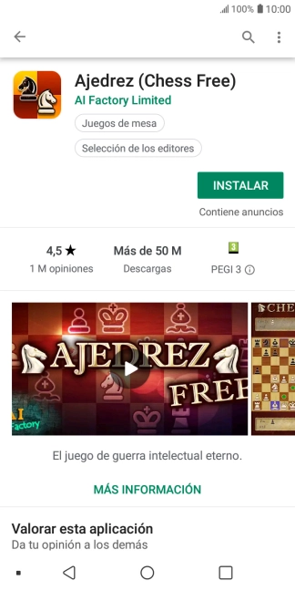 Pulsa INSTALAR y sigue las indicaciones de la pantalla para instalar la app. Pulsa INSTALAR y sigue las indicaciones de la pantalla para instalar la app.