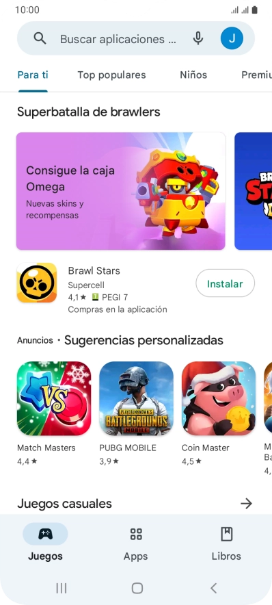 Pulsa el icono de perfil.