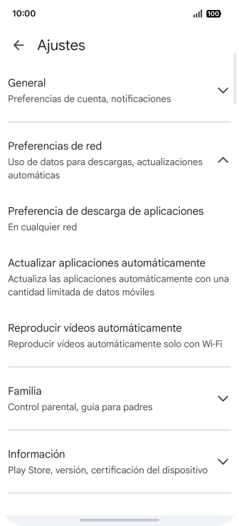 Pulsa Actualizar aplicaciones automáticamente. Pulsa Actualizar aplicaciones automáticamente.
