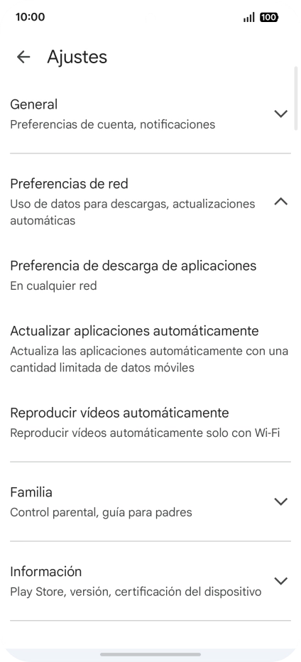Pulsa Actualizar aplicaciones automáticamente. Pulsa Actualizar aplicaciones automáticamente.