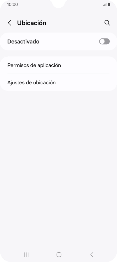 Pulsa el indicador para activar o desactivar la función.