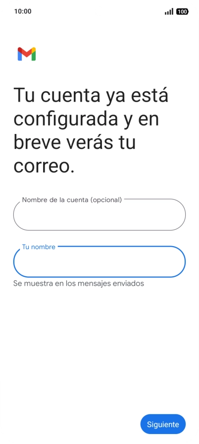 Pulsa Siguiente.