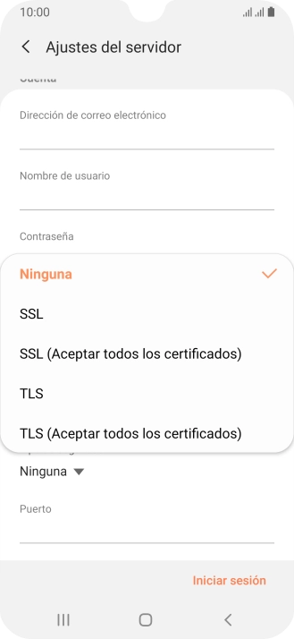Pulsa Ninguna para desactivar la función. Pulsa Ninguna para desactivar la función.