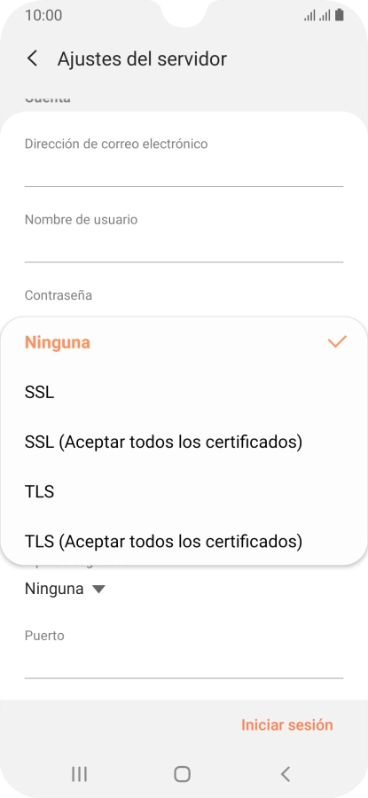 Pulsa Ninguna para desactivar la función. Pulsa Ninguna para desactivar la función.