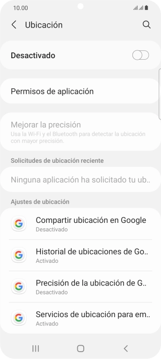 Pulsa el indicador para activar o desactivar la función. Pulsa el indicador para activar o desactivar la función.