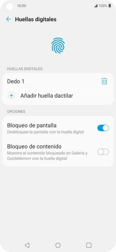 Pulsa el indicador junto a los ajustes deseados para activarlos o desactivarlos. Pulsa el indicador junto a los ajustes deseados para activarlos o desactivarlos.