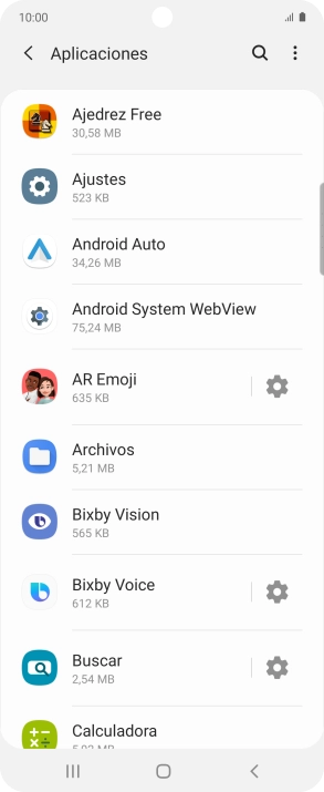 Pulsa la app deseada. Pulsa la app deseada.