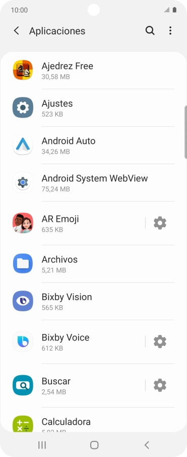 Pulsa la app deseada. Pulsa la app deseada.