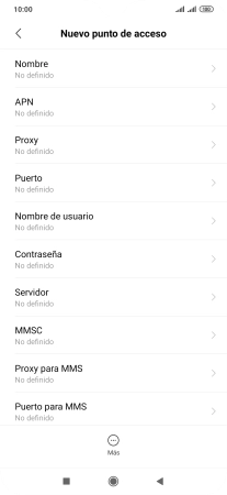Pulsa Nombre.