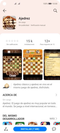 Pulsa INSTALAR y sigue las indicaciones de la pantalla para instalar la app. Pulsa INSTALAR y sigue las indicaciones de la pantalla para instalar la app.