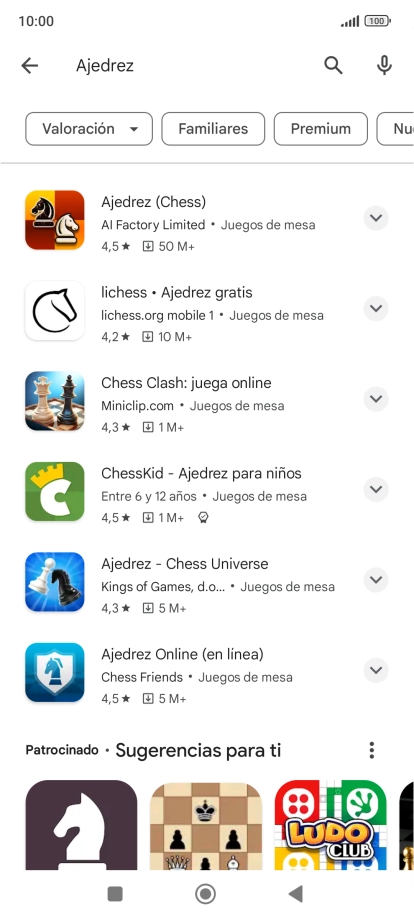 Pulsa la app deseada. Pulsa la app deseada.
