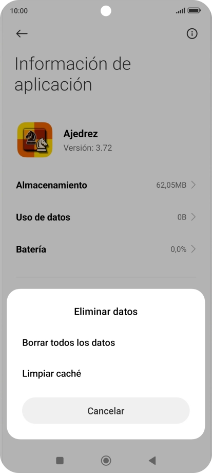 Pulsa Limpiar caché. Pulsa Limpiar caché.