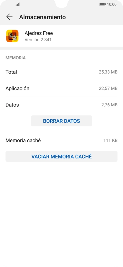 Pulsa VACIAR MEMORIA CACHÉ. Pulsa VACIAR MEMORIA CACHÉ.