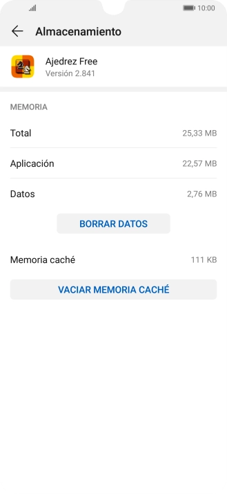 Pulsa VACIAR MEMORIA CACHÉ. Pulsa VACIAR MEMORIA CACHÉ.