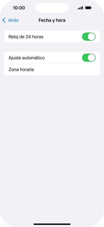 Desliza el dedo hacia arriba desde la parte inferior de la pantalla para terminar y volver a la pantalla de inicio.