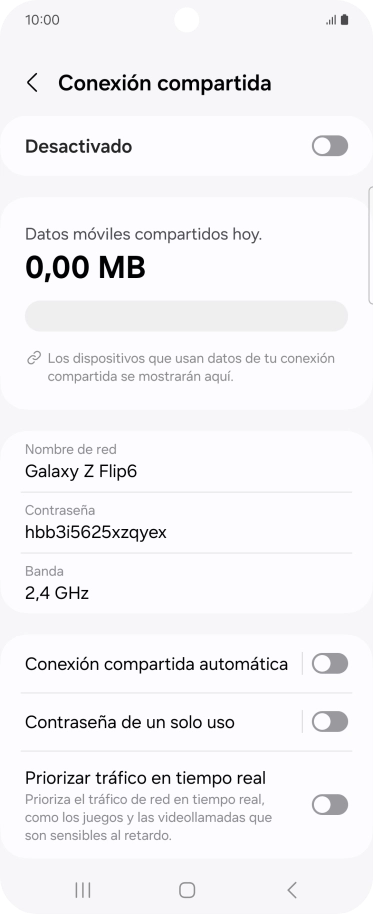 Pulsa Nombre de red. Pulsa Nombre de red.