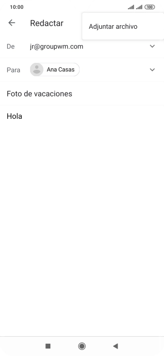 Pulsa Adjuntar archivo. Pulsa Adjuntar archivo.