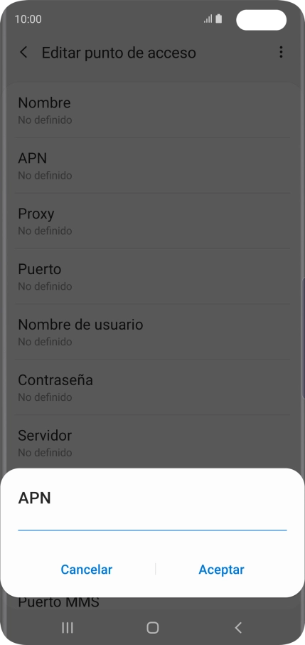 Introduce airtelwap.es y pulsa Aceptar. Introduce airtelwap.es y pulsa Aceptar.