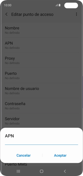Introduce airtelwap.es y pulsa Aceptar. Introduce airtelwap.es y pulsa Aceptar.
