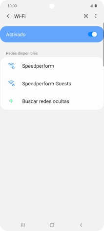 Pulsa la red wifi deseada.