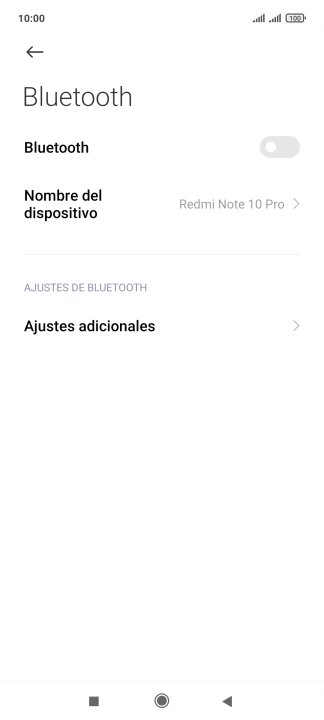 Pulsa el indicador junto a 