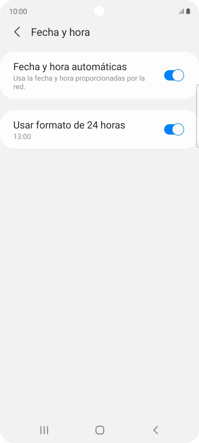 Pulsa la tecla de inicio para terminar y regresar a la pantalla de inicio. Pulsa la tecla de inicio para terminar y regresar a la pantalla de inicio.