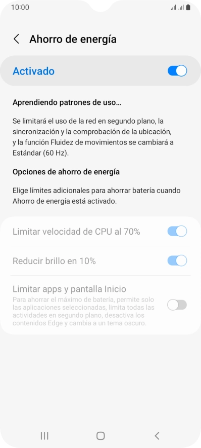 Pulsa la tecla de inicio para terminar y regresar a la pantalla de inicio. Pulsa la tecla de inicio para terminar y regresar a la pantalla de inicio.