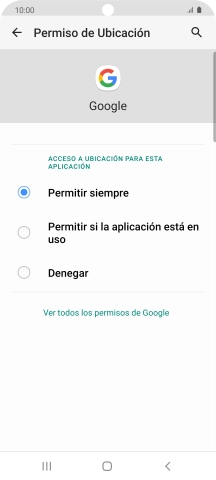 Pulsa el ajuste deseado. Pulsa el ajuste deseado.