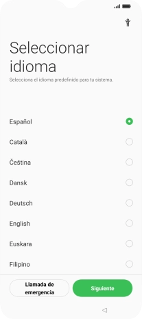 Pulsa el idioma deseado. Pulsa el idioma deseado.
