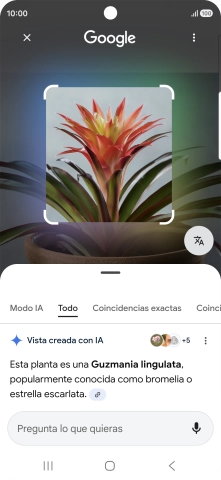 Sigue las indicaciones de la pantalla para utilizar los resultados de búsqueda. Sigue las indicaciones de la pantalla para utilizar los resultados de búsqueda.
