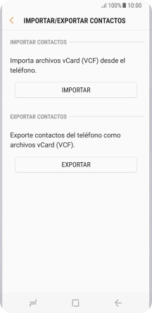 Pulsa IMPORTAR.