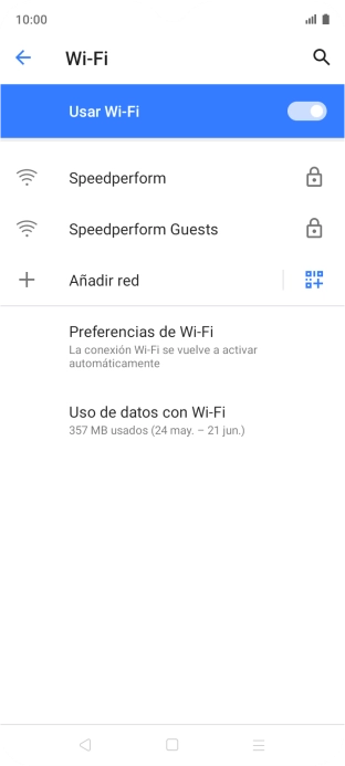 Pulsa la red wifi deseada. Pulsa la red wifi deseada.