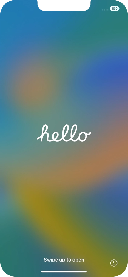 Desliza el dedo hacia arriba desde la parte inferior de la pantalla. Desliza el dedo hacia arriba desde la parte inferior de la pantalla.